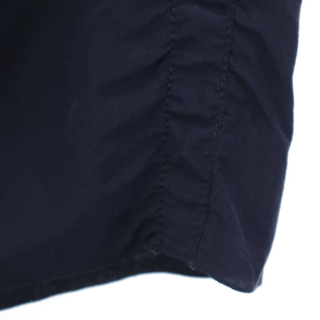 Marni Portuguese Silk Long Sleeve Blouse 38 Navy Shirt Women Used