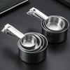 Food Grade Measuring Spoon Set with Scale Measuring Ruler Coffee Measuring Spoon Multipurpose Stackable Kitchen Measuring Cup
