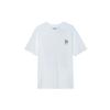 Uniqlo X One Piece Коллаборация SS24 Логотип Узор Принт с буквами Повседневная футболка с круглым вырезом с коротким рукавом Унисекс Футболки Белый 473492-00