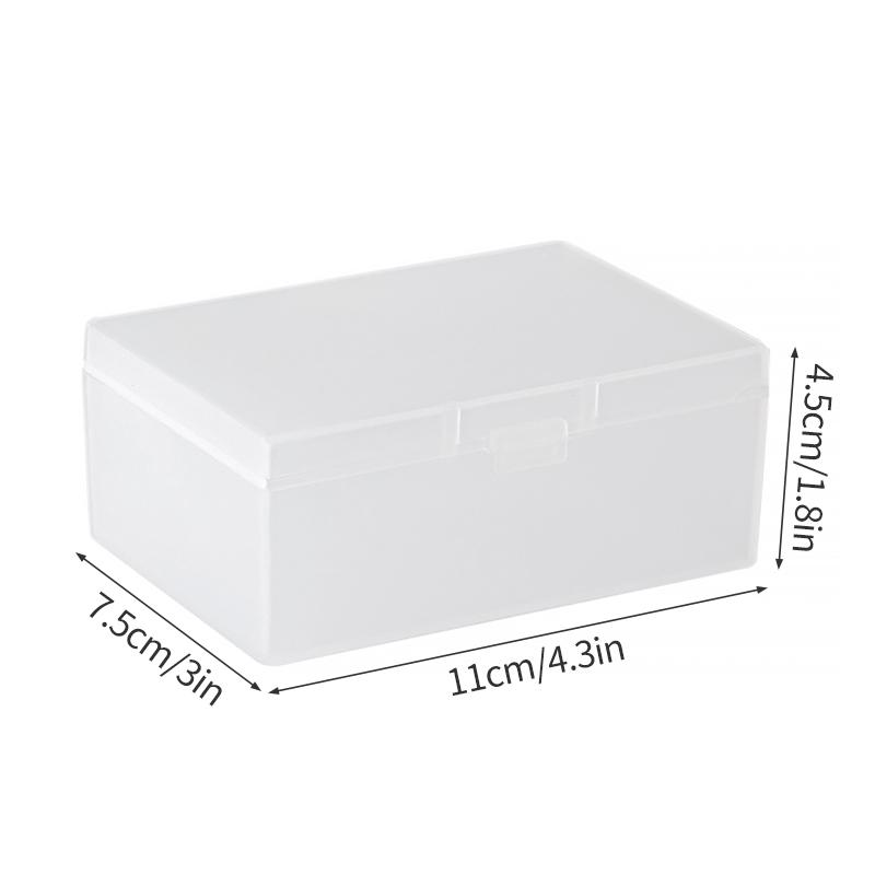 Коробка для хранения с крышкой, прозрачная пластиковая коробка для хранения, контейнер для ювелирных изделий, коробки для сортировки и организации дома, многоцелевой органайзер