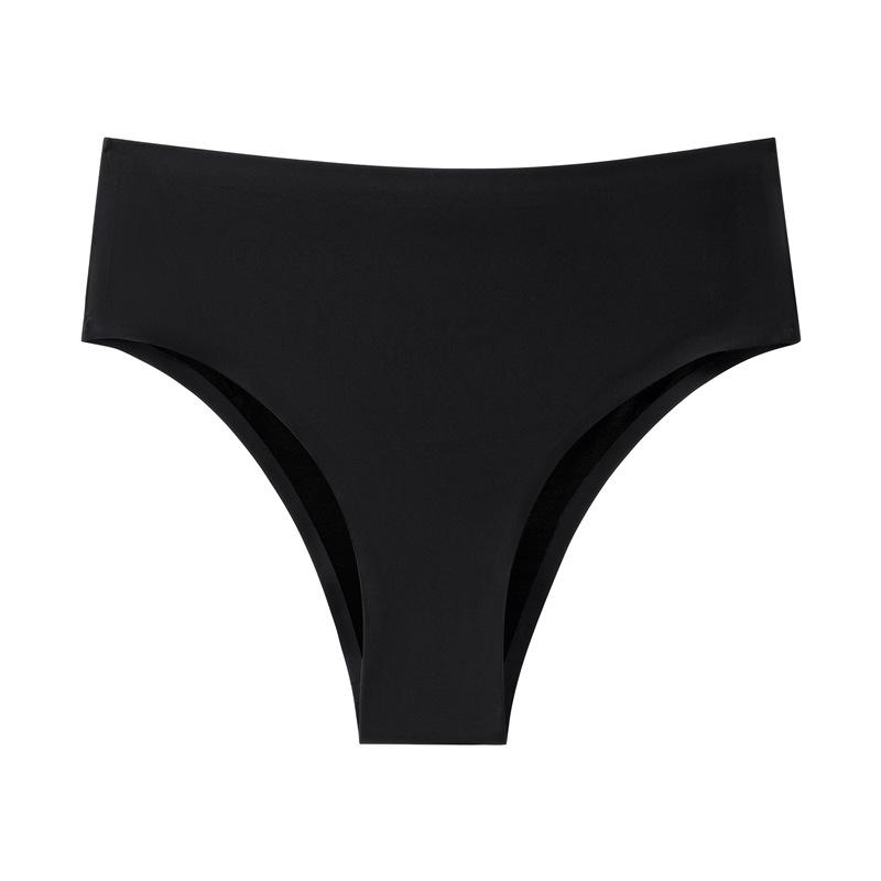 Нижнее белье из ледяного шелка, быстросохнущие трусики, бесшовные трусики для фитнеса, дышащие трусы со средней талией, женские трусы