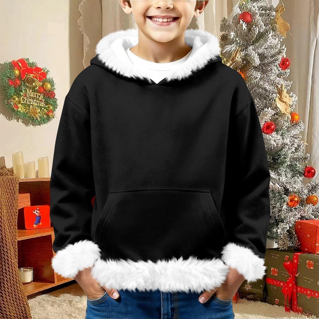 Children's Sweatshirt Girls Boys Long Sleeve Lightweight Casual Hoodie Loose Comfortable Sweatshirt