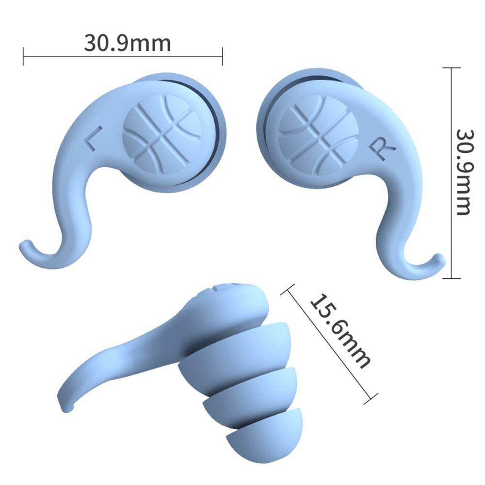 Водонепроницаемые беруши для водных видов спорта, многоразовые беруши для блокировки звука, мягкие беруши для сна