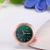 Ring Watch Ladies Free Size 3ATM Waterproof Ring Watch Roman Analog Stylish Rose Gold Ladies Fashion Accessory