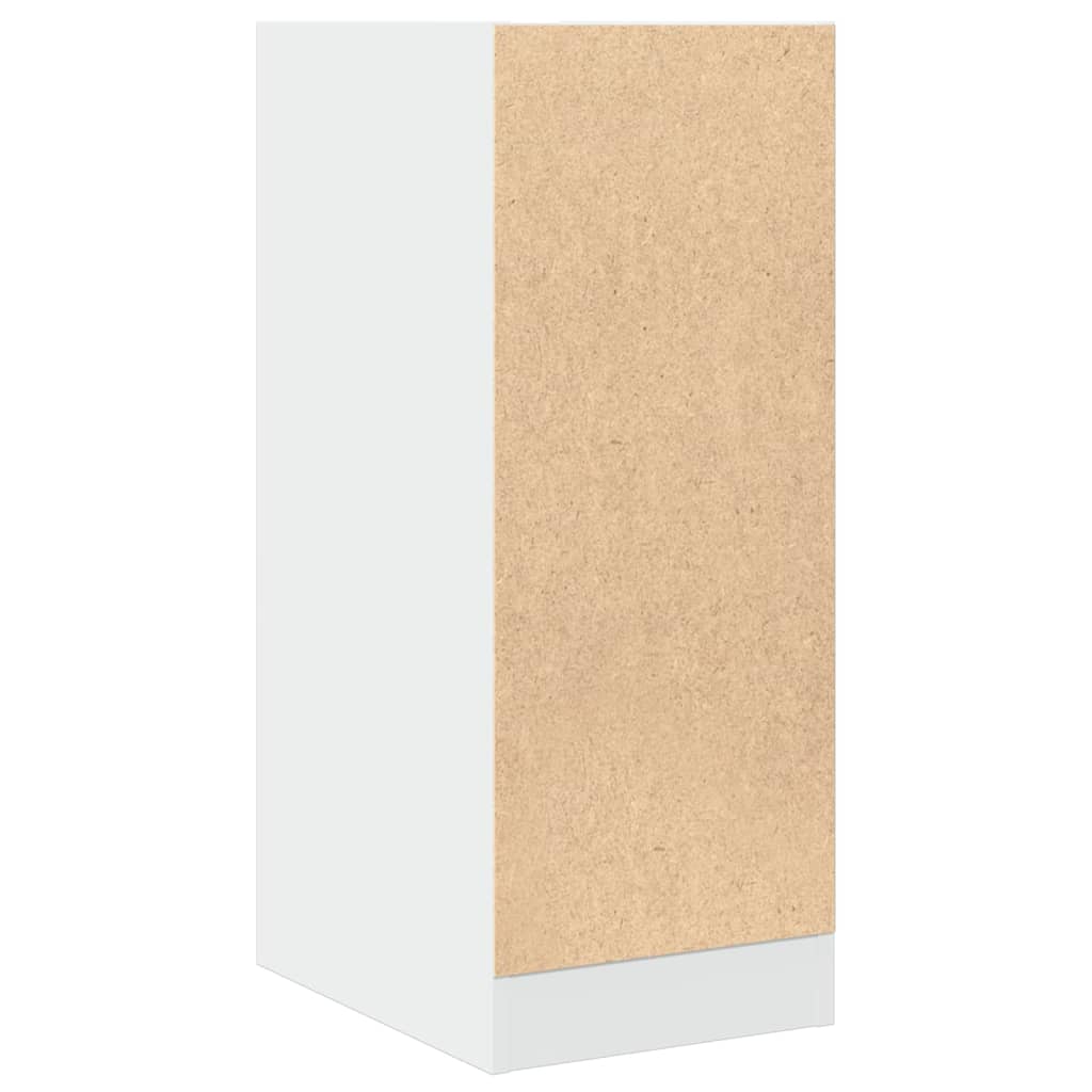 Vidaxl Szafka Apteczna, Biała, 30X41X77,5 Cm, Materiał Drewnopochodny