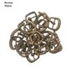 7mm 4 Colors Stuffed Toys Doll Bags Accessories Tri-glide Buckle Diy Dolls Buckles Belt Buttons