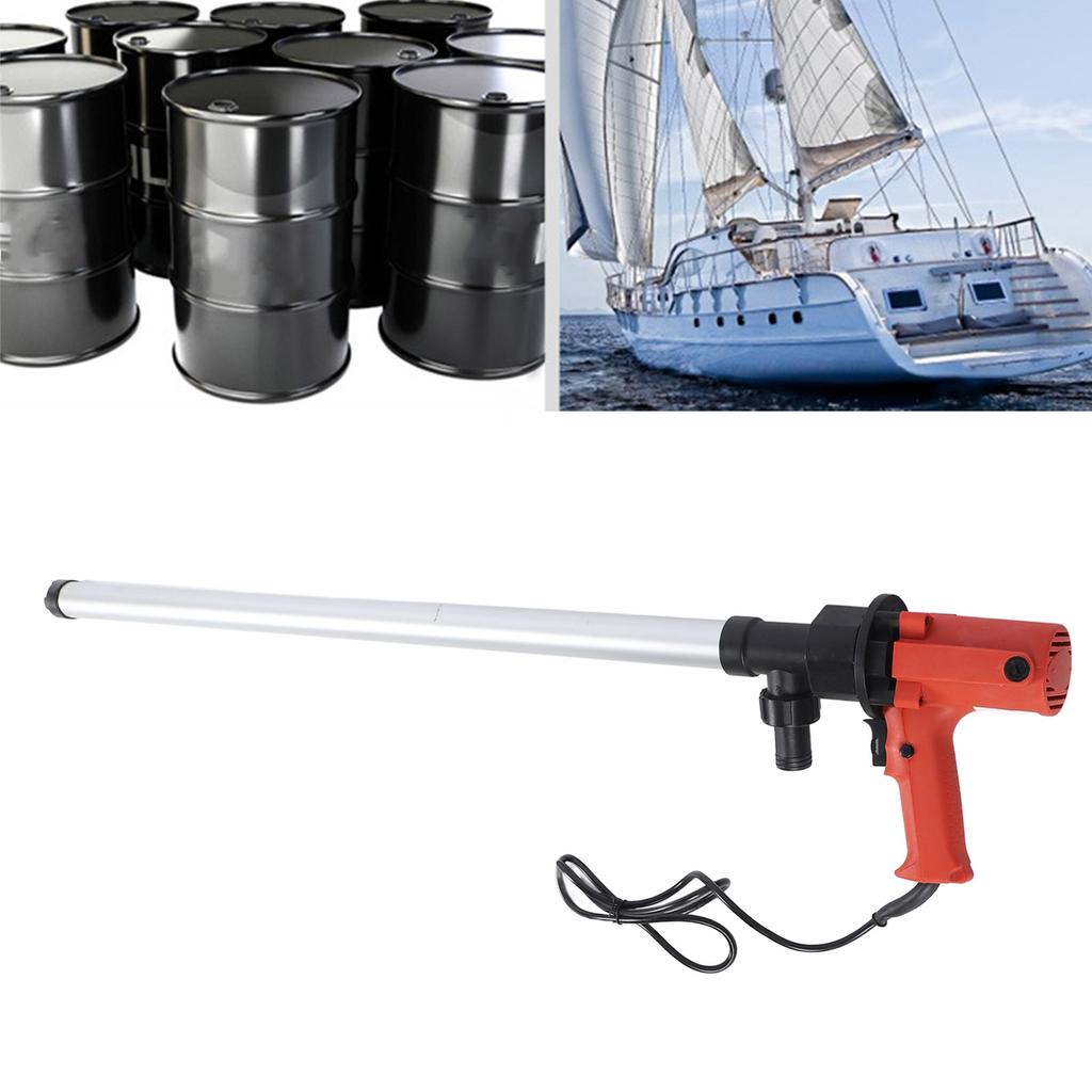 Электрический бочковой насос, 8000 об/мин, от 60 до 80 л/мин, отличный бочковой насос с уплотнительным маслом для стандартной бочки 200 л 220 л