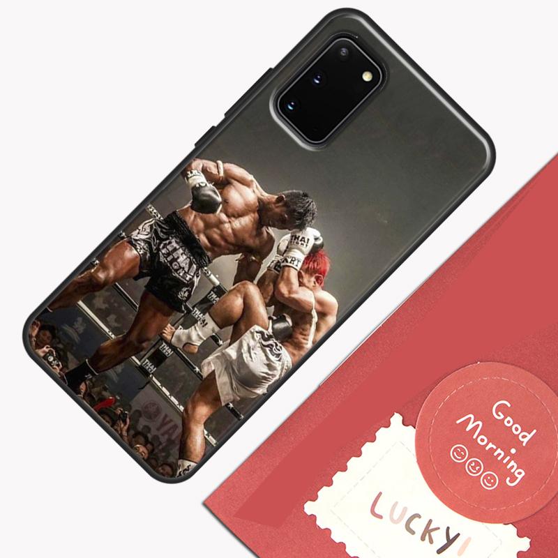 Чехол для телефона с изображением боя по Муай Тай и Кикбоксингу Для Samsung Galaxy S25 S26 Ultra S20 S21 S22 S23 S24 Plus S9 S10 S25 FE Защитная оболочка