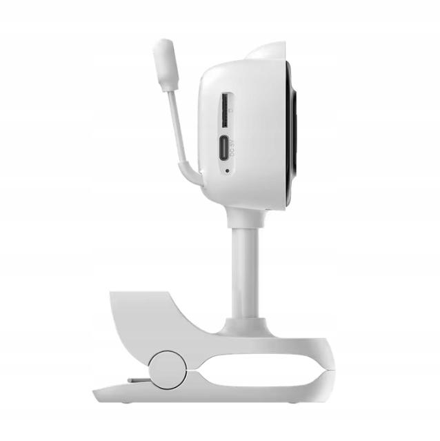WiFi Strong 2K baby monitor camera with battery-powered lullaby lamp
