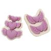 Wings Heart Shape Silicone Mold Sugarcraft Cupcake Baking Mold Fondant Cake Decorating Tools