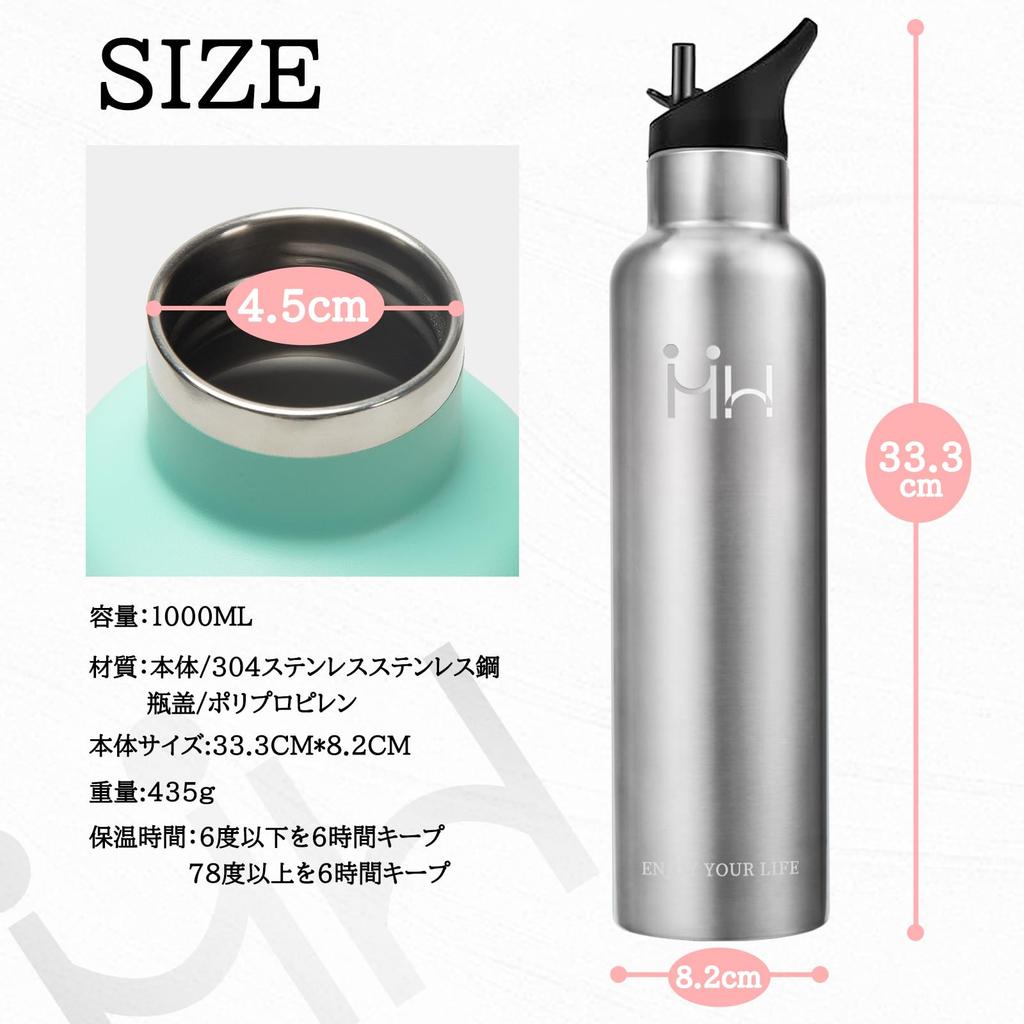 CHENGWEI Water 1 Vacuum поставляется с функцией нагрева и охлаждения. 2 типа кружки из ржавчины, совместимые с Direct No No. Бутылка из нержавеющей стали объемом 1000 мл, удобная для поездок на работу.