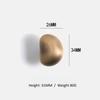 Solid Brass Cabinet Pulls Retro Bronze European Minimalist Irregular Knob for Wardrobe Drawer Cupboard Furniture Hardware