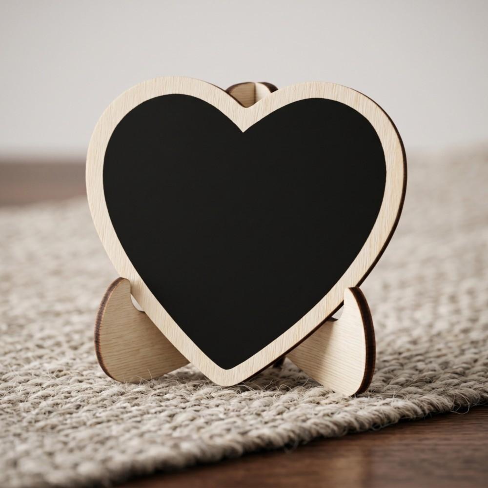 10 pcs MDF Pine Display Blackboard 2.9x2.8 in Small Wooden Blackboard  Tabletop Display