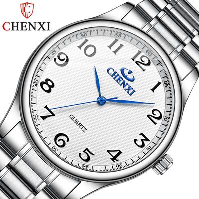 Новые роскошные мужские часы TOP Brand с коробкой 010A, повседневные мужские кварцевые часы