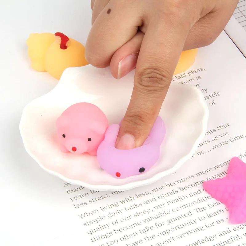 40Pcs Kawaii Squishies Mochi Squeeze Toy Cute Animal Anti-Stress Ball Squishy Fidget Sticky Stress Funny Stranger Kids Gift