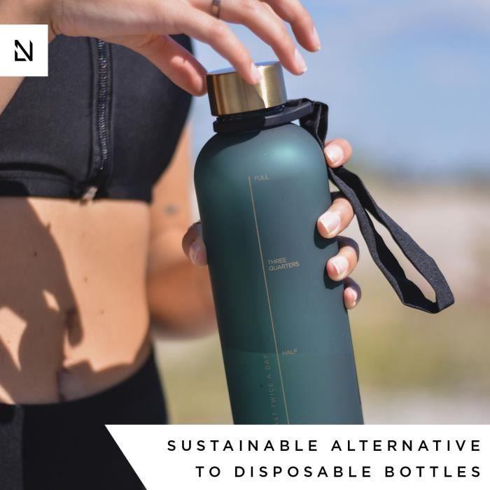 Gourde d'eau - lars nysøm - lars nysøm - 1000ml - cool grey - gold