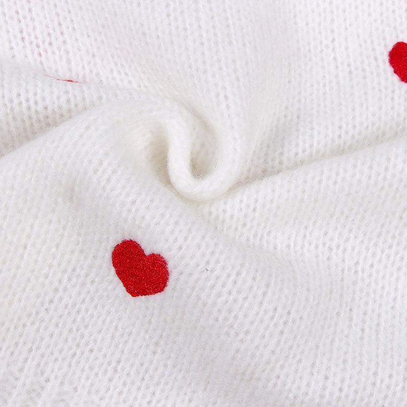 Женский осенний свободный однотонный вязаный джемпер в горошек с v-образным вырезом и длинными рукавами, свитера, топы