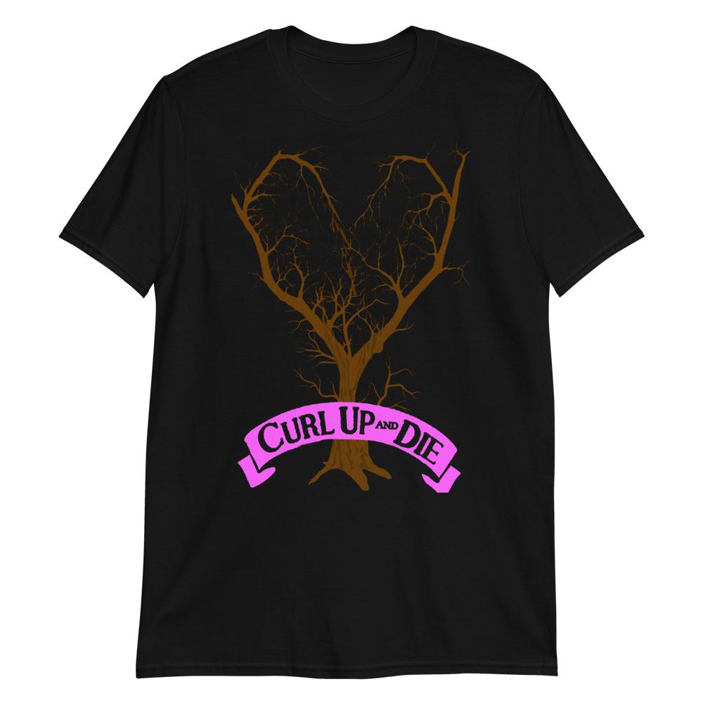 Футболка унисекс Curl Up And Die Heart Tree Hardcore Metalcore Band