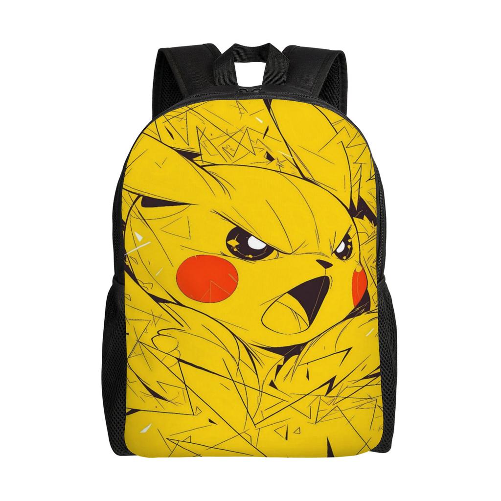 Рюкзак с мультяшным персонажем Charmander Группа Молодежный Полиэстеровый Велосипедный Рюкзак Мягкий Современный Школьный Рюкзак