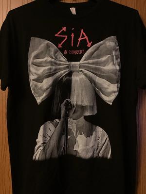 SIA - В Концерте - Тур «Ностальгия по Настоящему» 2016 - Черная Футболка - XL