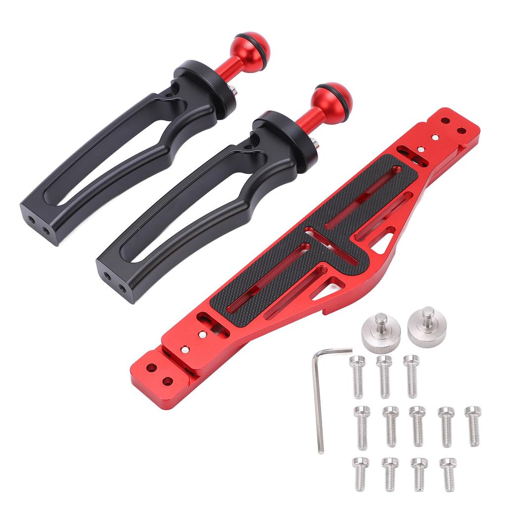 Dual Handle Tray Stabilizer Rig Diving Underwater Camera Housing Case Tray Mount