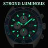LIGE Модные мужские часы Лучшие роскошные творческие кварцевые часы Светящиеся водонепроницаемые спортивные часы с хронографом