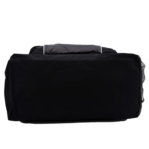 Logo Spark Boston Bag, Large Capacity 60L, 3-Way, Two-Tone Design, Travel Bag, 750kg Capacity, Black