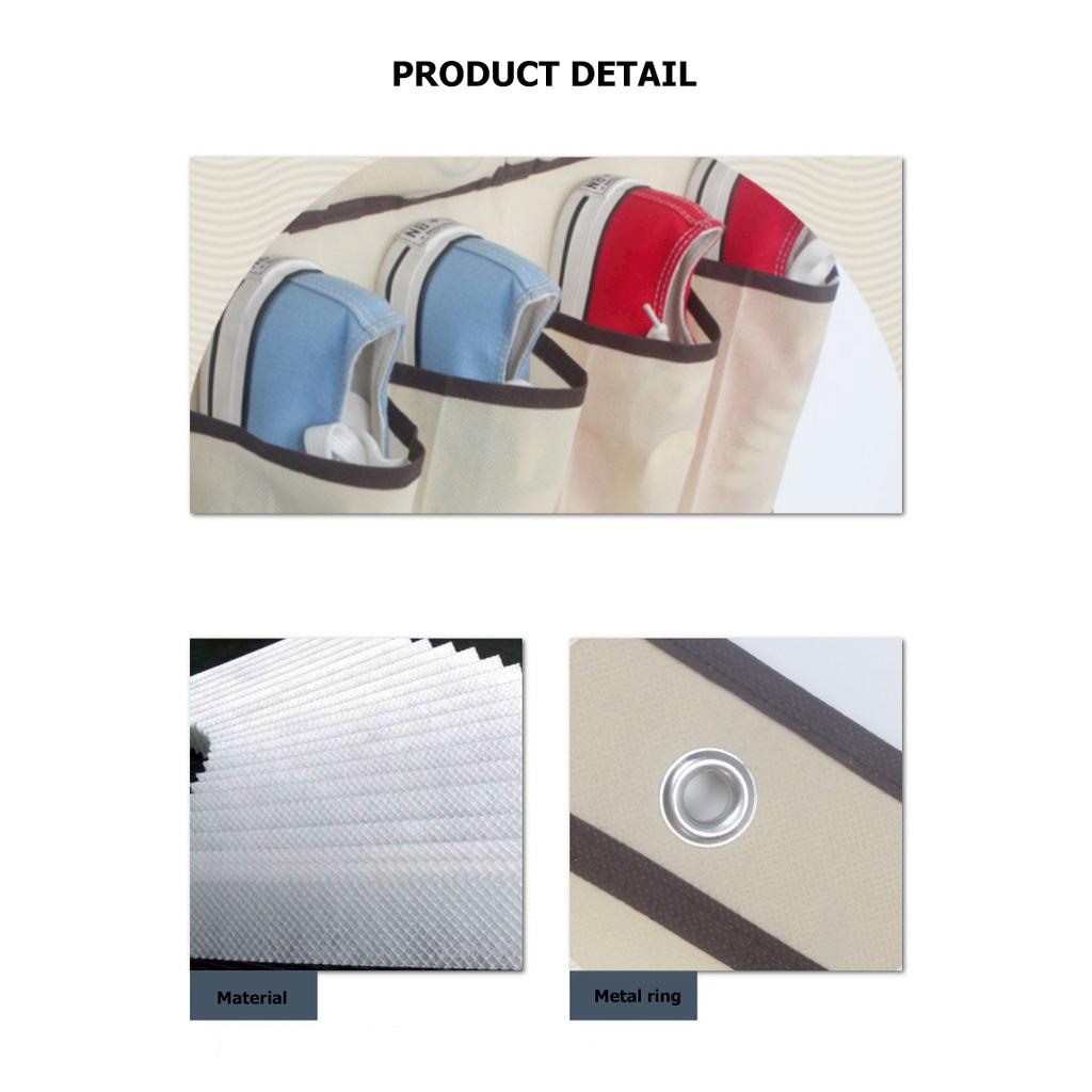 Подвесная сумка за дверью 20 решетчатая сумка для хранения из нетканого материала Сумка для хранения домашней обуви