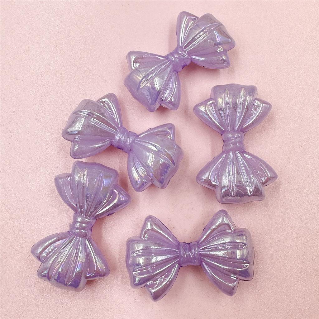 Брелок для браслета, аксессуары, бусины-бабочки, акриловая цепочка для мобильного телефона 23,2*35,5 мм, красочные «сделай сам», 5 шт., изысканная ручная работа