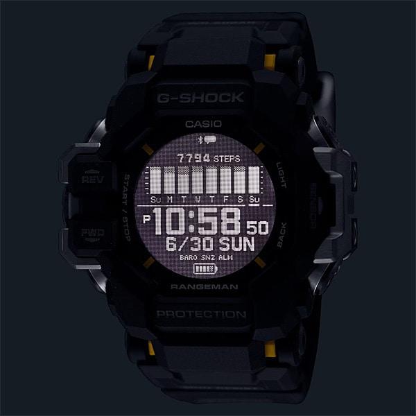 Casio Мужские часы G-SHOCK GPR-H1000-1JR [G-SHOCK MASTER OF G Series Rangeman] круглые цифровые