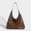 Simple Fashion Handbag for Women New Stylish Versatile Solid Color Single Shoulder Bag High-end Large Capacity Tote Bag