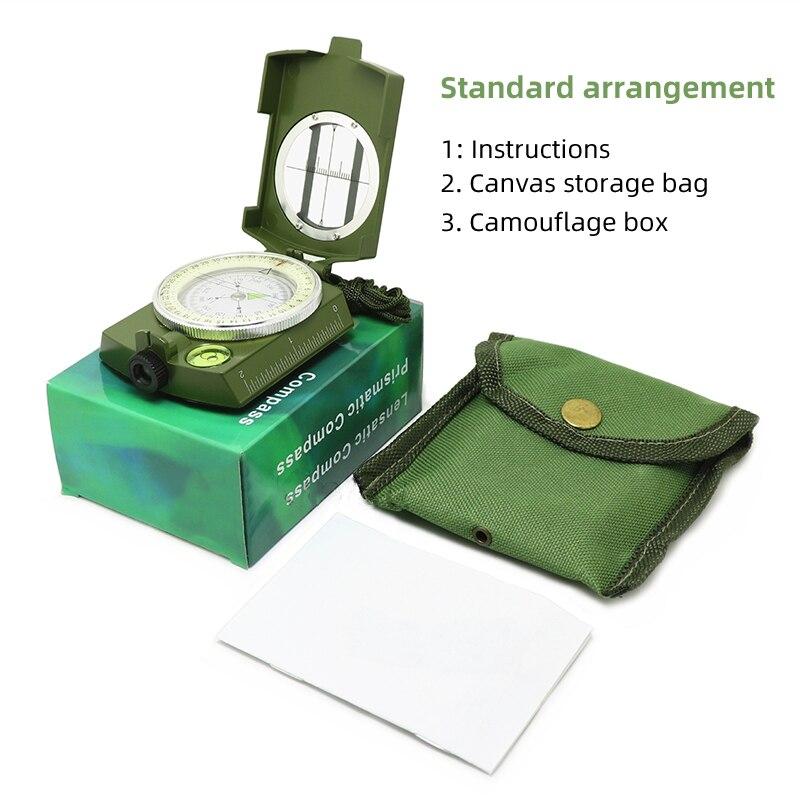 Водонепроницаемый высокоточный компас, уличный гаджет, спортивный, пеший туризм, альпинизм, профессиональный военный армейский металлический прицел