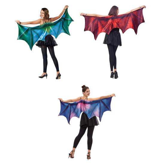 Крылья-накидка Дракона на Хэллоуин для взрослых женщин, костюм для переодевания на вечеринку Хэллоуина для косплей-мероприятий, сценического выступления