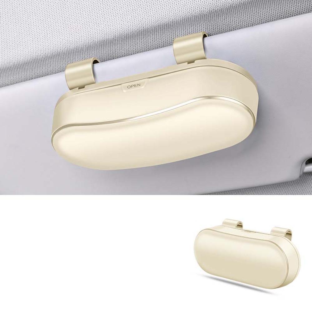 Multifunctional Car Sunglasses Holder Portable Sun Visor Storage Box  Car Interior Accessories