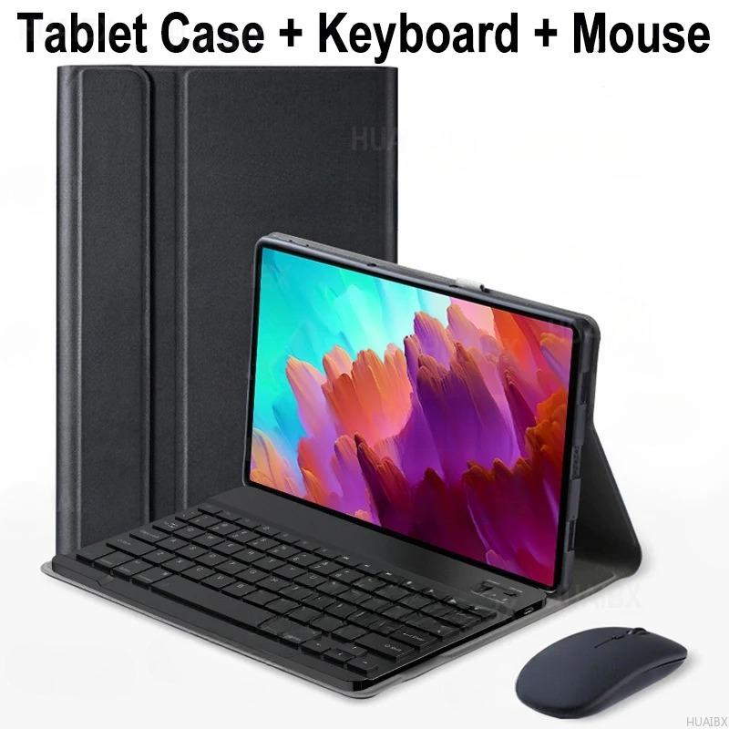 Keyboard Tablet Case for Lenovo Xiaoxin Pad 2024 11 Inch TB-330FU TB-331FC Detachable Bluetooth Keyboard for Lenovo Tab M11 K11 11 Inch Leather Funda