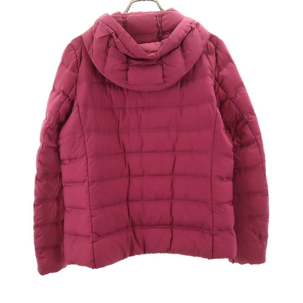 Uniqlo Женская парка Ultra Light Down Seamless с длинным рукавом M маджента Б/У