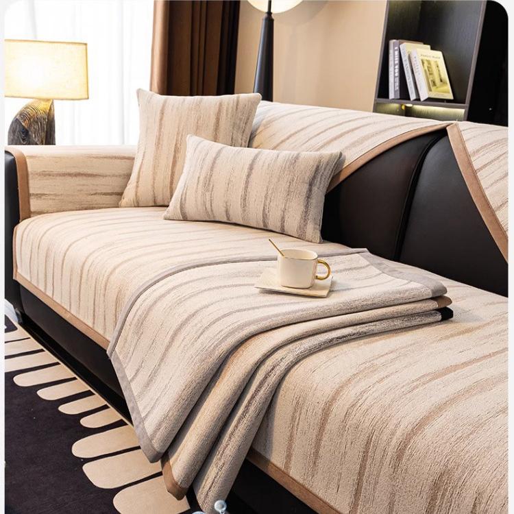 Универсальная подушка для дивана на все сезоны, новая высококачественная нескользящая подушка для сиденья, простой и легкий роскошный чехол для дивана, покрывало-полотенце