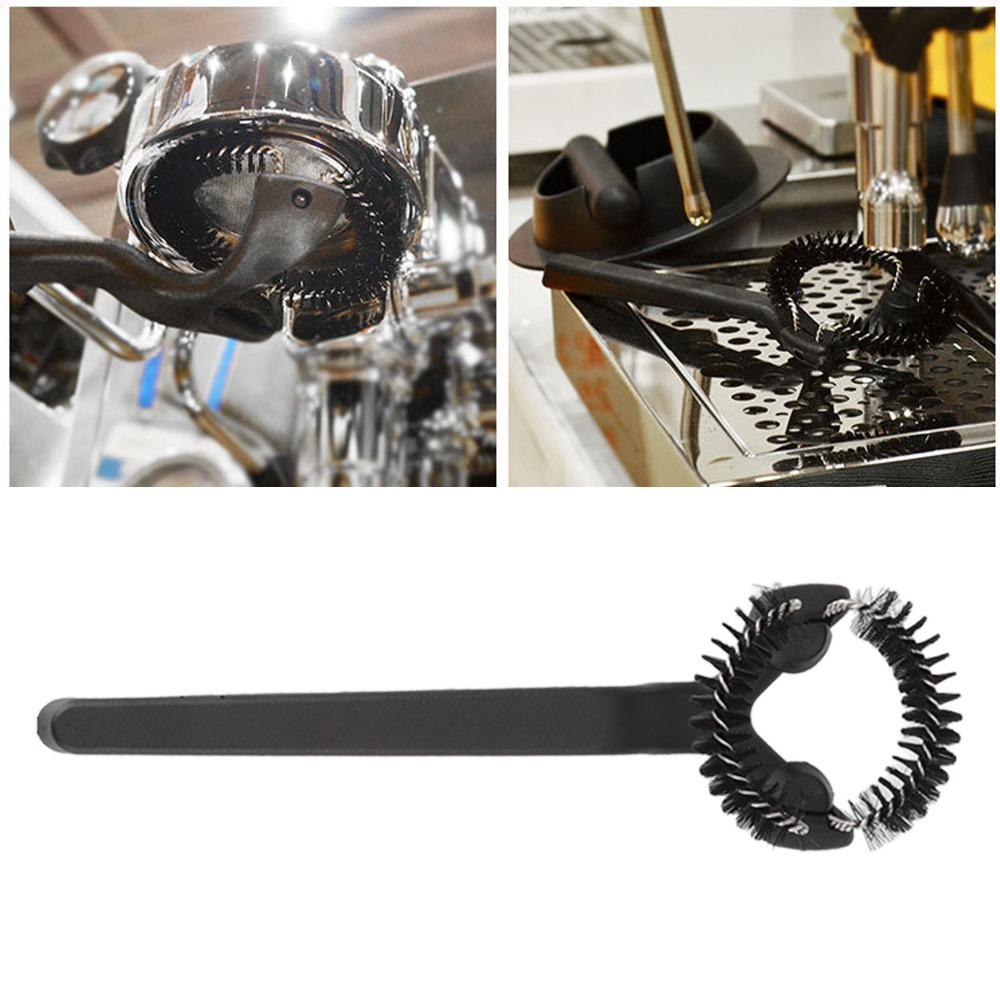 Round Brush Grouphead Cleaning Brush Detachable Grouphead Brush Coffee Machine Maintenance