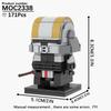 MOOXI MOC Космическая Война Brickheadz Межзвездный Sci-Fi Робот Совместимые Фигурки Строительные Блоки Игрушки Для Взрослых Для Детей Подарок Кубики