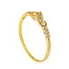 European and American Fashion Trend Retro Hip-hop Jewelry Cool Micro-paved Zircon Leopard Bracelet for Women