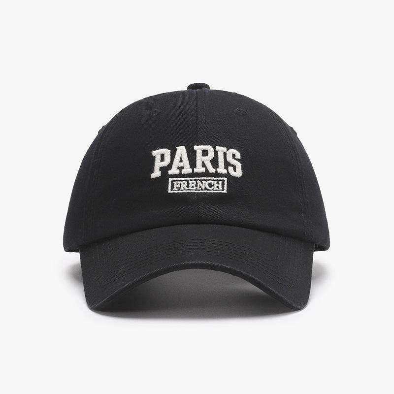 Korean Style Embroidery Letter Baseball Cap For Men Women Ponytail Hats Cotton Outdoor Simple Visor Summer Casual Peaked Cap New