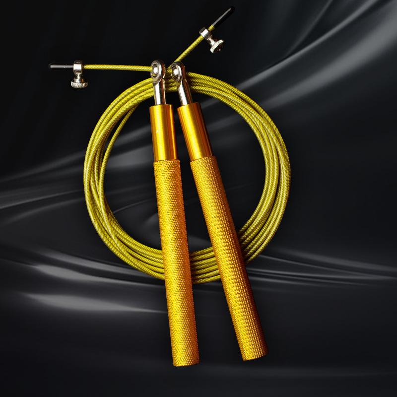 Обучение учащихся средней школы из алюминиевого сплава, скакалка для взрослых, фитнес-спортивное оборудование, универсальный подшипник, стальная проволока, скакалка