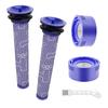 Dyson V7 V8 SV10 SV11 H11 Фильтр для пылесоса Совместимый Сменный фильтр Моющийся фильтр 2 2 со щеткой Предварительные фильтры + Пост-фильтры