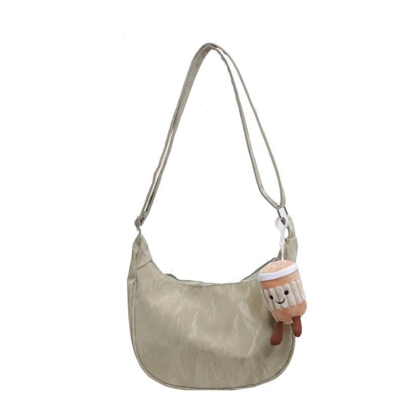 2024 летняя школьная сумка для поездок на работу через плечо, простая модная сумка-мессенджер, повседневная сумка-тоут в стиле ретро большой вместимости