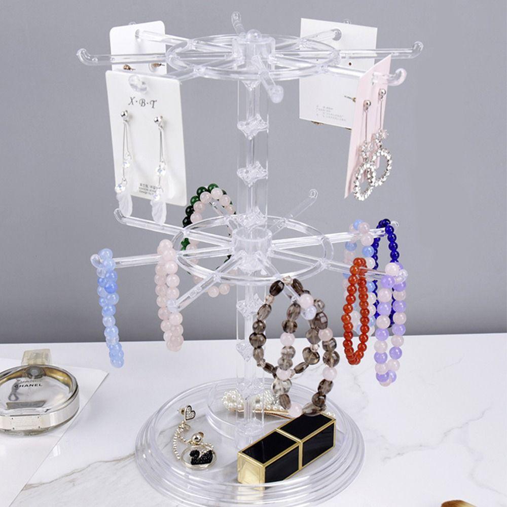 Multipurpose Jewelry Display Stand Rotatable Bracelet Holder Practical Necklace Display Stand  Home