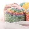 100grams Thick Warm Sweater Rainbow Color DIY Cotton Wool Yarn Crochet Knitting Hand-woven