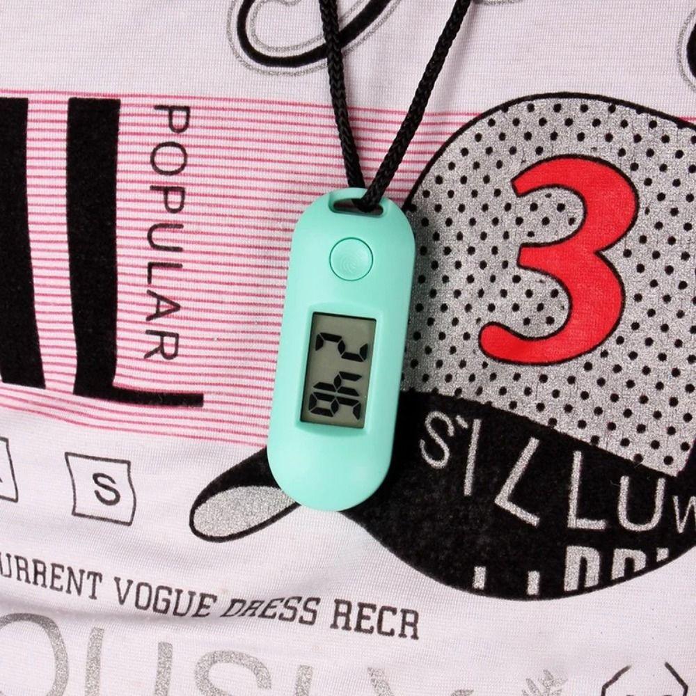 Luminous Digital Electronic Clock Keychain Key Display Mini LED Digital Clock Library
