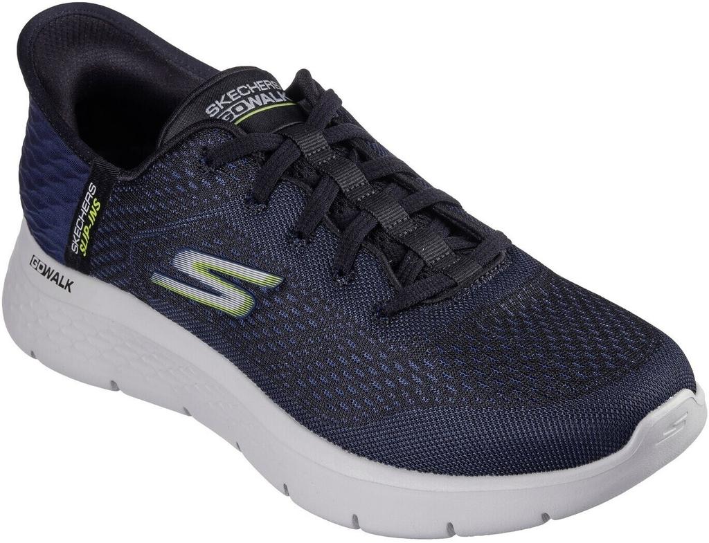 Skechers GO WALK Flex - New World (216505) темно-синий/лаймовый зеленый