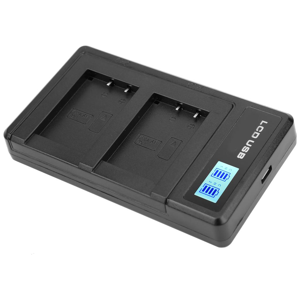 Портативное зарядное устройство для аккумулятора камеры NPBX1 USB двойное зарядное устройство с ЖК-дисплеем