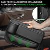 Premium Leather 2 PC Car Seat Gap Filler Organizer, Multifunctional Car Seat Organizer With Cup Holder For Drink,Car Leather Cup Holder Gap Bag Front